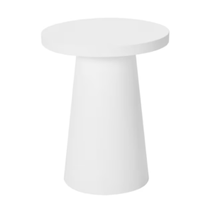 White Textured Side Table – EX DISPLAY - Image 6