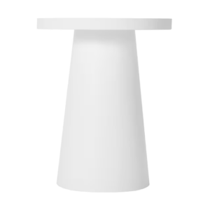 White Textured Side Table – EX DISPLAY - Image 5