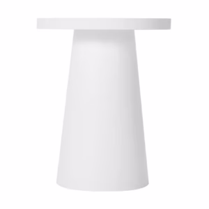 White Textured Side Table – EX DISPLAY - Image 3