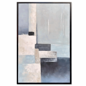 Abstract Blocks in Cool Tones