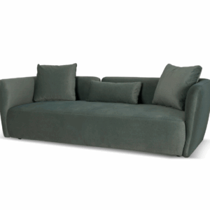 CLC10198-YY 3 Seater Fabric Sofa - Burnt Green