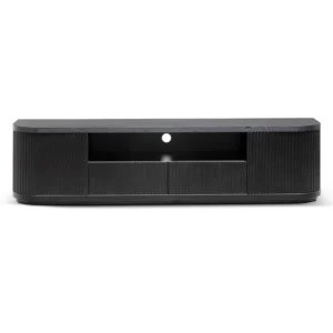 CTV6980-DW 2m Veneer Top Entertainment TV Unit - Full Black
